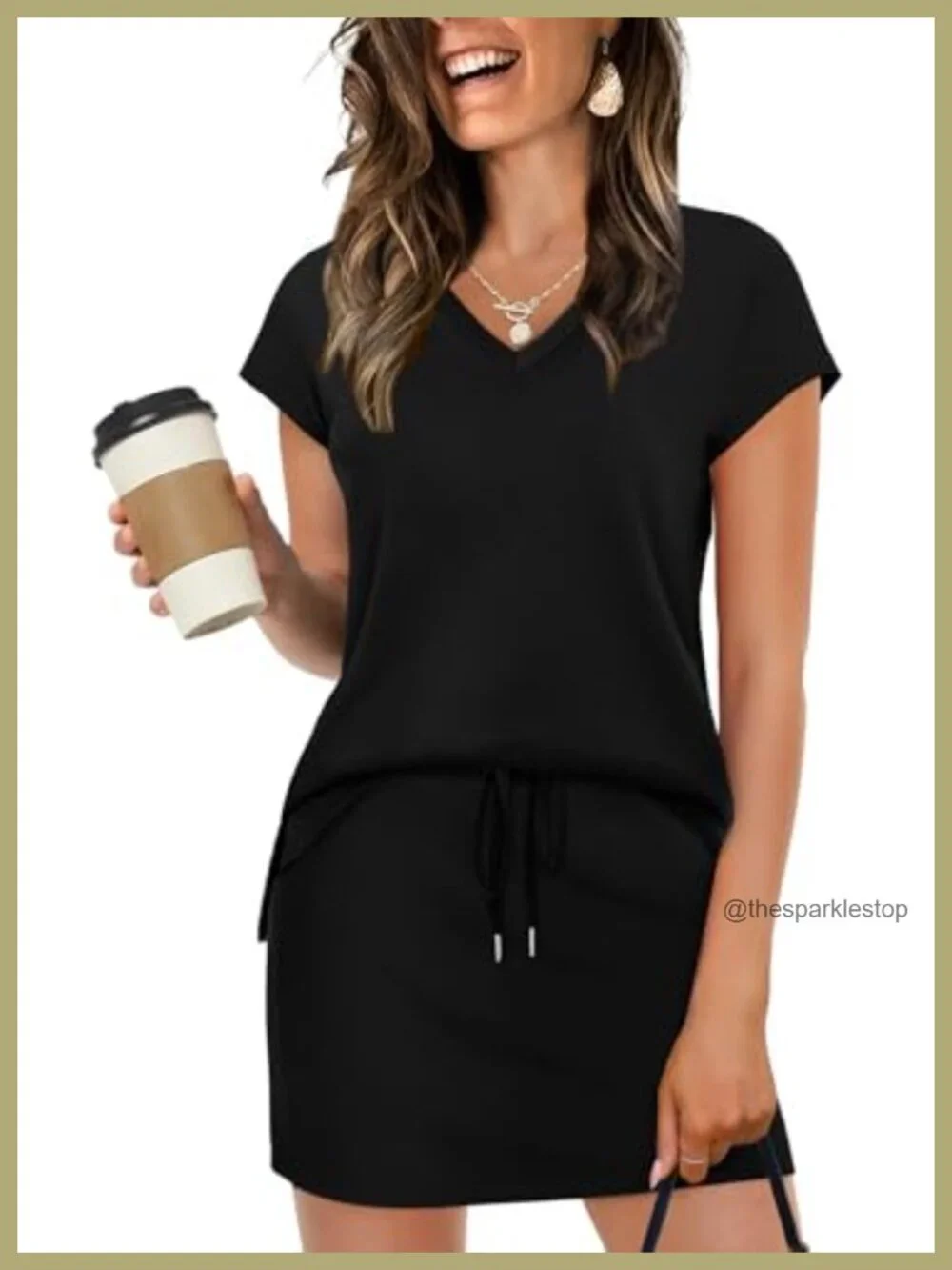 Women's 2-Piece Skirt Set Tennis Golf Lounge Vacation Outfit